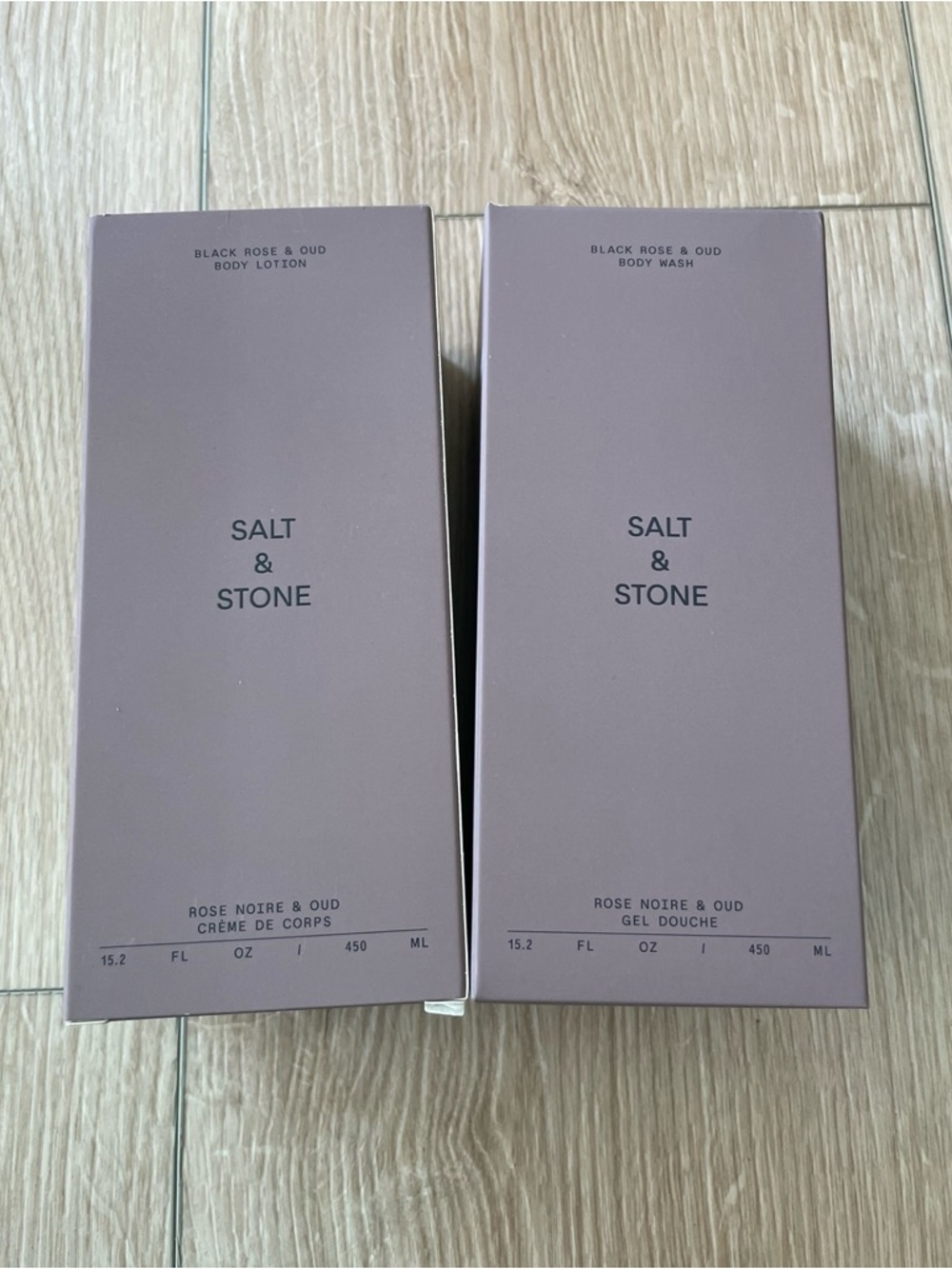 Salt & Stone Black Rose & Oud Body Set